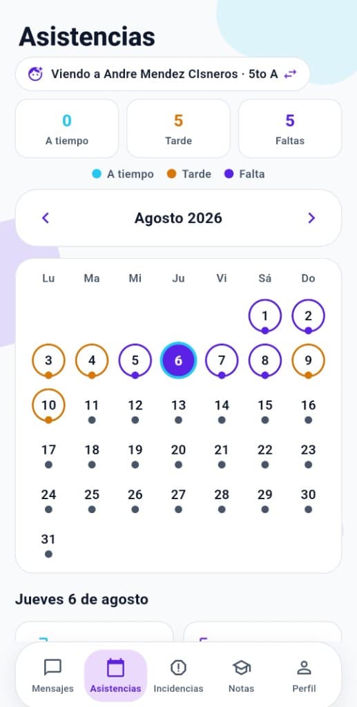 App móvil de mensajería